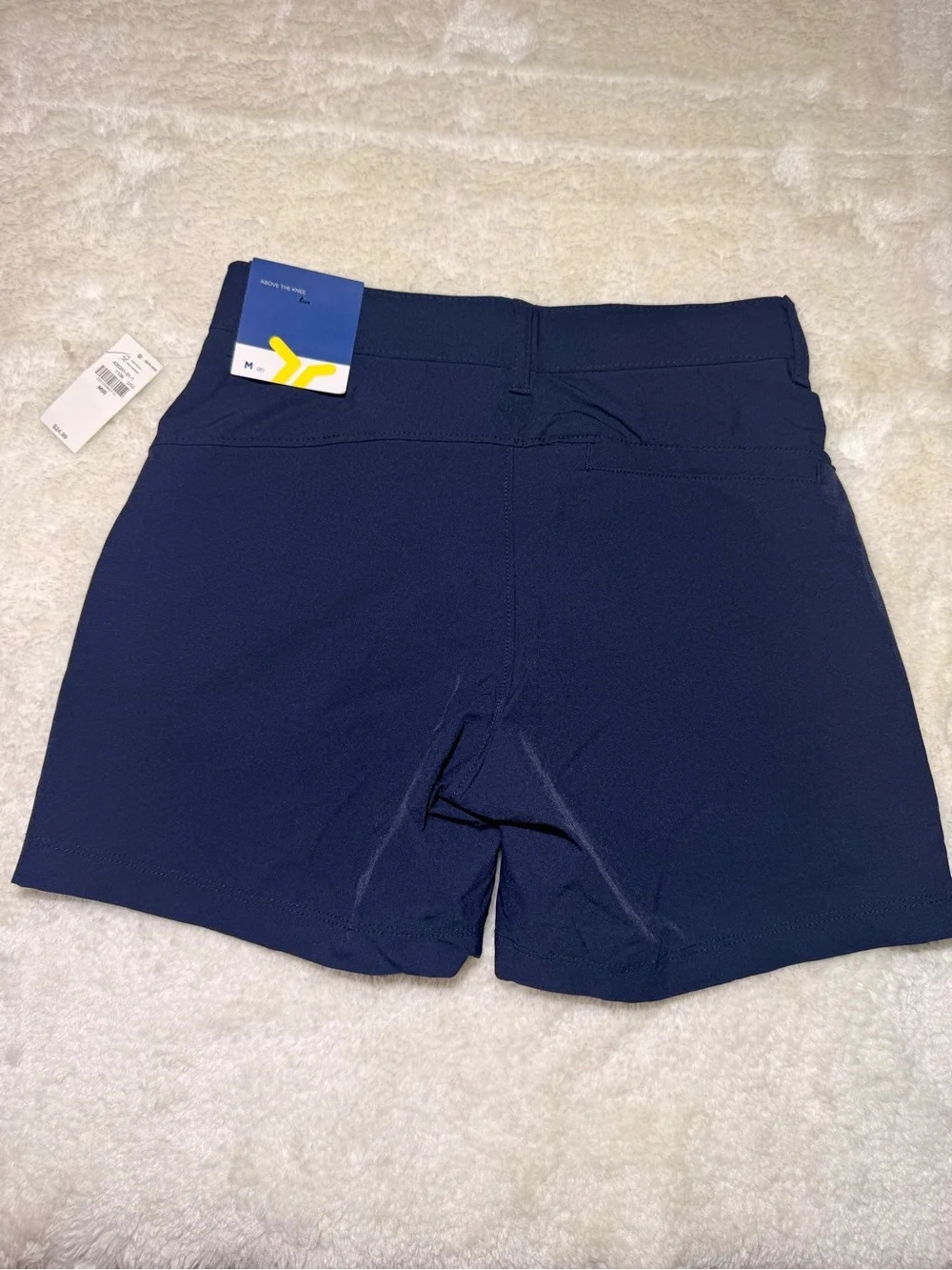 NWT-Old Navy Go-Dry Shorts Boys Navy Stretch Performance Active Athletic M (8)